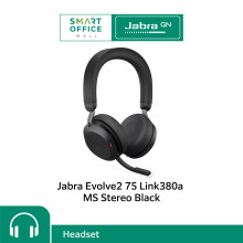 Jabra Evolve2 75 Link380a MS Stereo Black