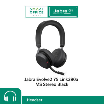 Jabra Evolve2 75 Link380a MS Stereo Black